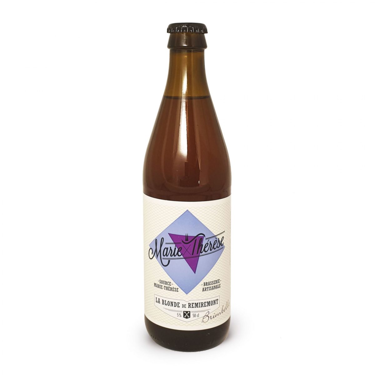 Marie-Thérèse blonde brimbelle, bière artisanale en bouteillede 50cl