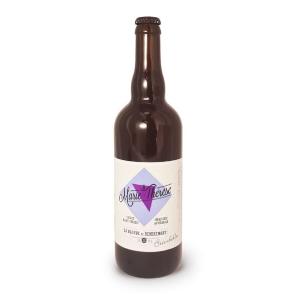 Marie-Thérèse blonde brimbelle, bière artisanale en bouteille de 75cl