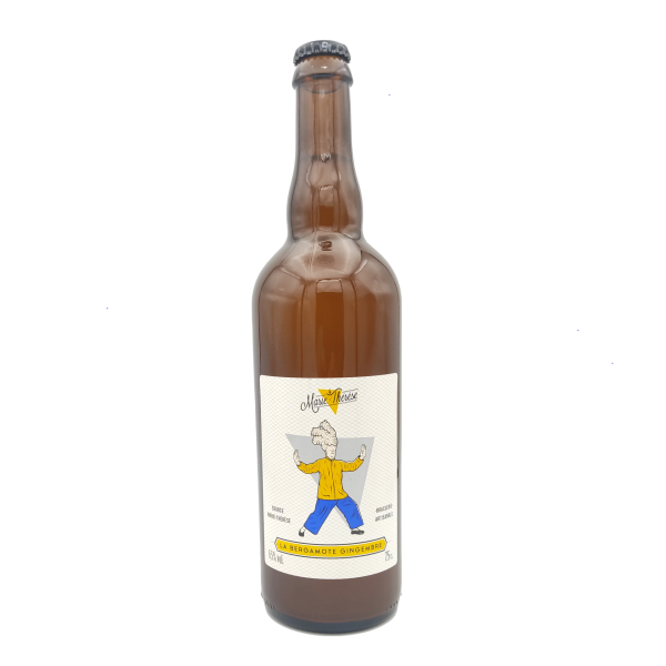 La bière blanche à la bergamote à la brimbelle Marie-Thérèse, bière artisanale brassée à Remiremont dans les Vosges